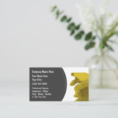 Cartes de visite Cool du service de nettoyage (Debout devant)