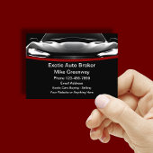 Cartes de visite cool Exotic Car Auto Broker