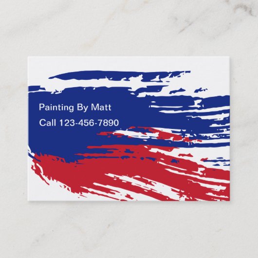 Cartes de visite Cool Painter (Devant)