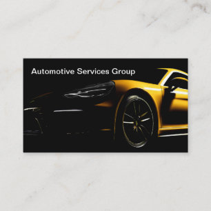 Cartes de visite cool pour services automobiles