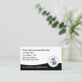 Cartes de visite cool pour services automobiles (Debout devant)