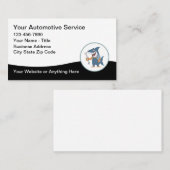 Cartes de visite cool pour services automobiles (Devant / Derrière)