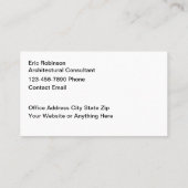 Cartes de visite cool pour un réparateur de corps (Dos)