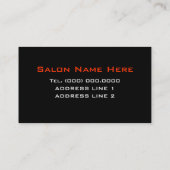Cartes de visite cosmétologistes (Dos)
