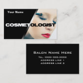 Cartes de visite cosmétologistes uniques (Devant / Derrière)