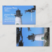 Cartes de visite côtiers de phare (Devant / Derrière)
