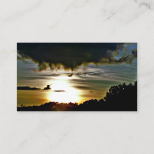 Cartes de visite couchers de soleil