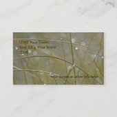 Cartes de visite couverts de rosée de paysage ou (Dos)