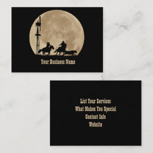 Cartes de visite Cowboy