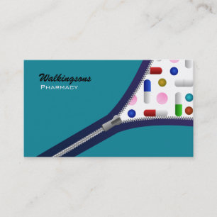 Cartes de visite créatifs de pharmacie