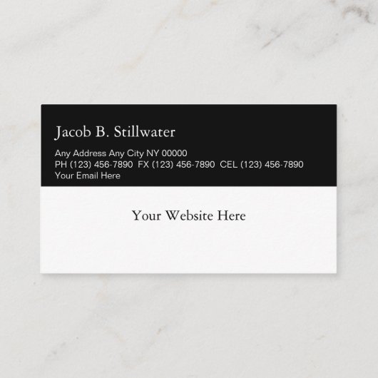 Cartes de visite critiques pour l'alimentation (Dos)