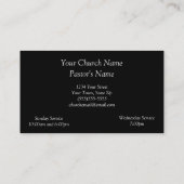 Cartes de visite croisés roses (Dos)