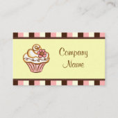 Cartes de visite Cupcake (Devant)
