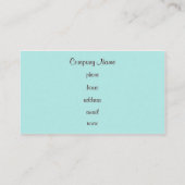 Cartes de visite Cupcake (Dos)