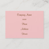 Cartes de visite Cupcake (Dos)