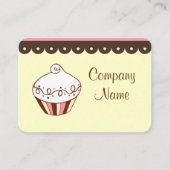 Cartes de visite Cupcake (Devant)