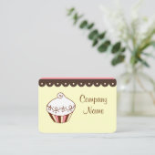 Cartes de visite Cupcake (Debout devant)