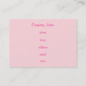 Cartes de visite Cupcake personnalisés (Dos)