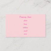 Cartes de visite Cupcake personnalisés (Dos)