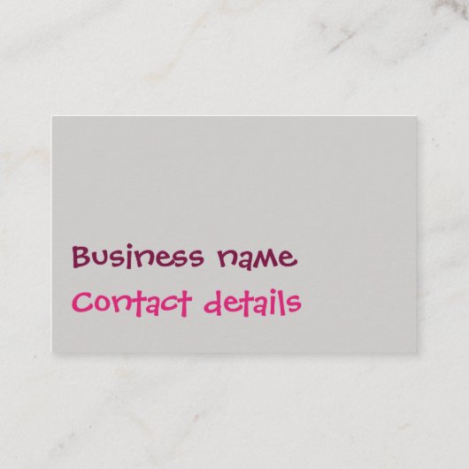 Cartes de visite - Cupcake's et Cookies faits mais (Dos)