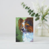 Cartes de visite curieux de profil de Papillon (Debout devant)