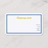 Cartes de visite Customisés (Devant)