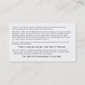 Cartes de visite customisés (Dos)