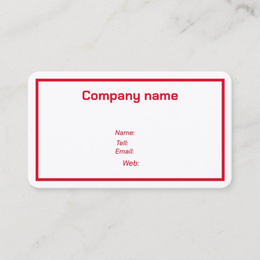 Cartes de visite Customisés (Devant)