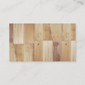 Cartes de visite d'acacia et en bois (Dos)