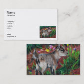 Cartes de visite d'aceo d'enfant (Devant / Derrière)