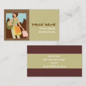 Cartes de visite d'achats personnels (Devant / Derrière)