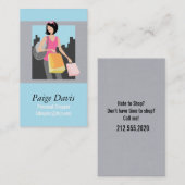 Cartes de visite d'achats personnels (Devant / Derrière)