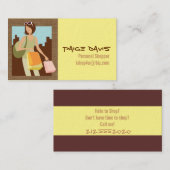 Cartes de visite d'achats personnels (Devant / Derrière)