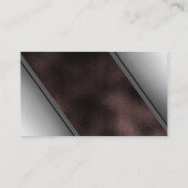 Cartes de visite d'acier inoxydable et de fer (Dos)