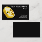 Cartes de visite d'acteurs (Devant / Derrière)