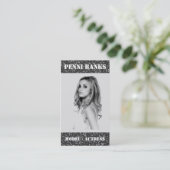 Cartes de visite d'actrice de modèle de parties (Debout devant)