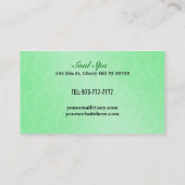 Cartes de visite d'acuponcture (Dos)