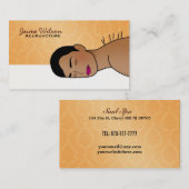 Cartes de visite d'acuponcture (Devant / Derrière)