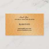 Cartes de visite d'acuponcture (Dos)