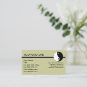 Cartes de visite d'acupuncture (Debout devant)