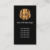 Cartes de visite d'adhésion VIP Club Classy (Devant)