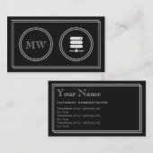 Cartes de visite d'Admin de base de données "de (Devant / Derrière)