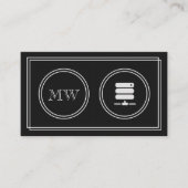 Cartes de visite d'Admin de base de données "de (Devant)