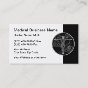 Cartes de visite d'affaires de santé médicale Desi