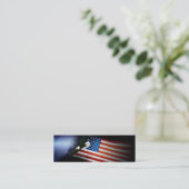 Cartes de visite d'affaires de vétérans (Debout devant)