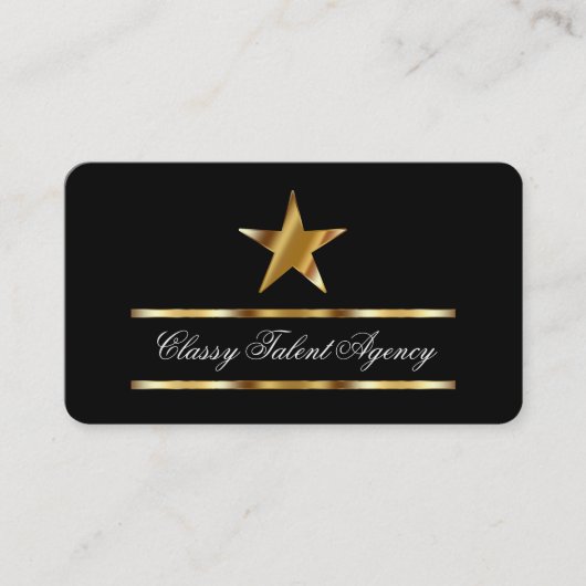 Cartes de visite d'agence d'artistes (Devant)