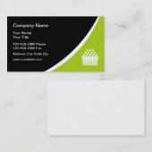 Cartes de visite d'agence de personnel de Temp (Devant / Derrière)