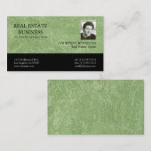 Cartes de visite d'agent immobilier Marmorino (Devant / Derrière)