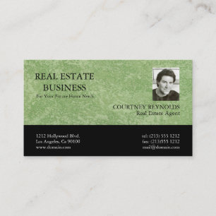 Cartes de visite d'agent immobilier Marmorino