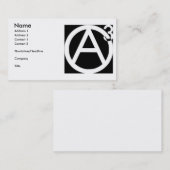 Cartes de visite d'Agorist (Devant / Derrière)